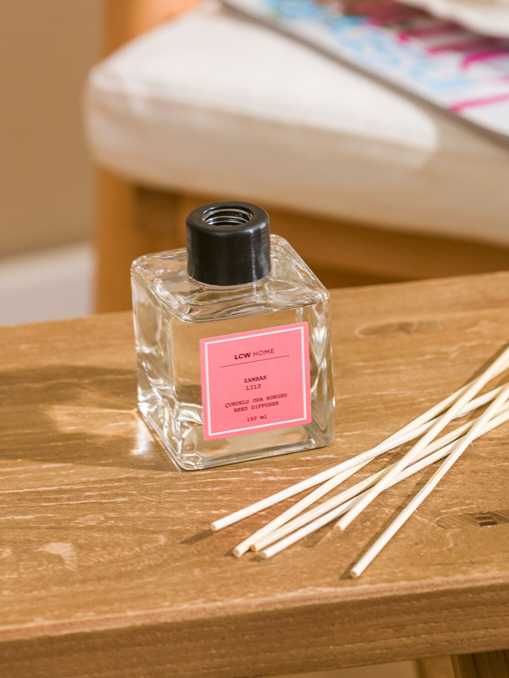 Pembe Zambak Kokulu Çubuklu Oda Kokusu 100 ml-1