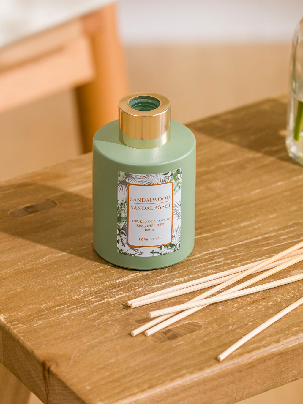Yeşil Sandal Ağacı Kokulu Çubuklu Oda Kokusu-1