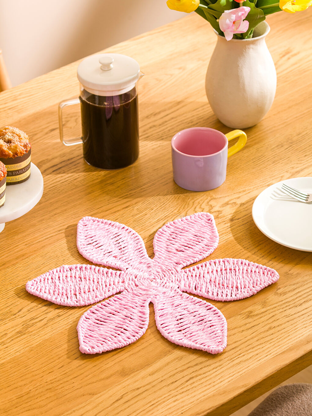 Розовый Подтарельник-1