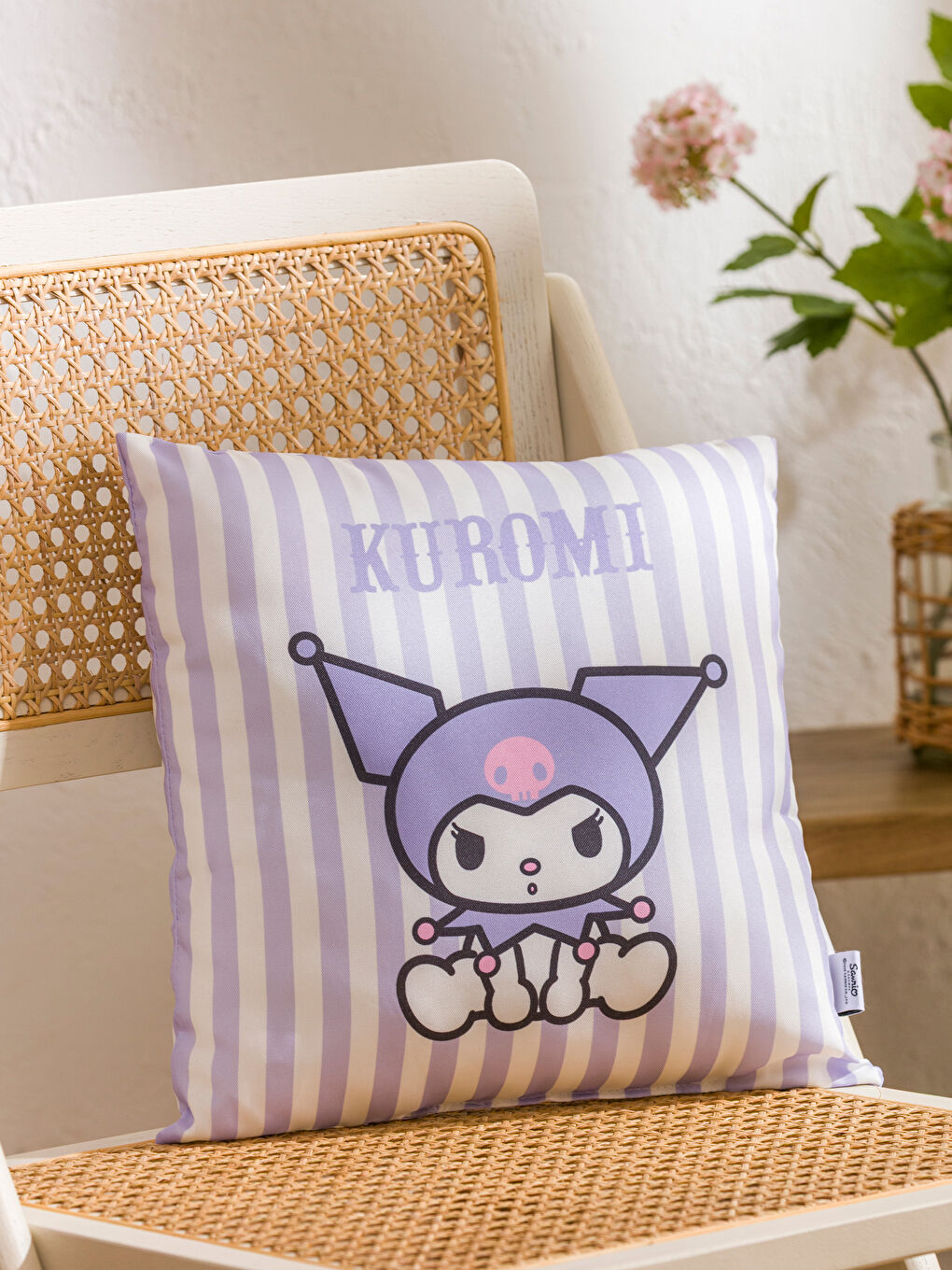 Kuromi Print Cushion 30x30 cm