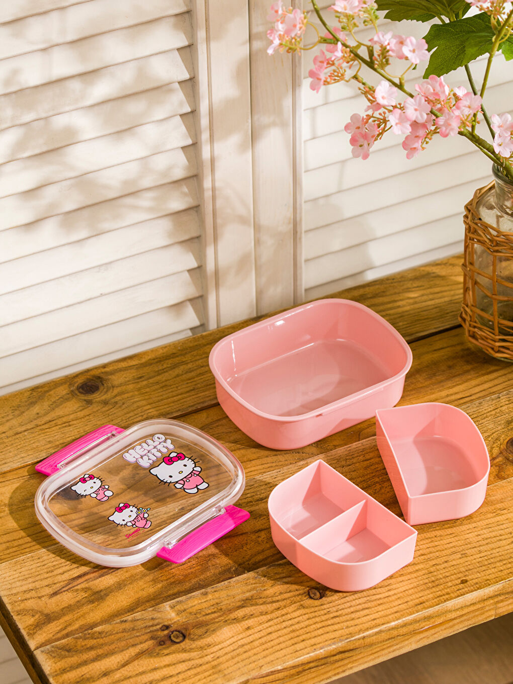 қызғылт Тағам сақтауға арналған контейнер-1