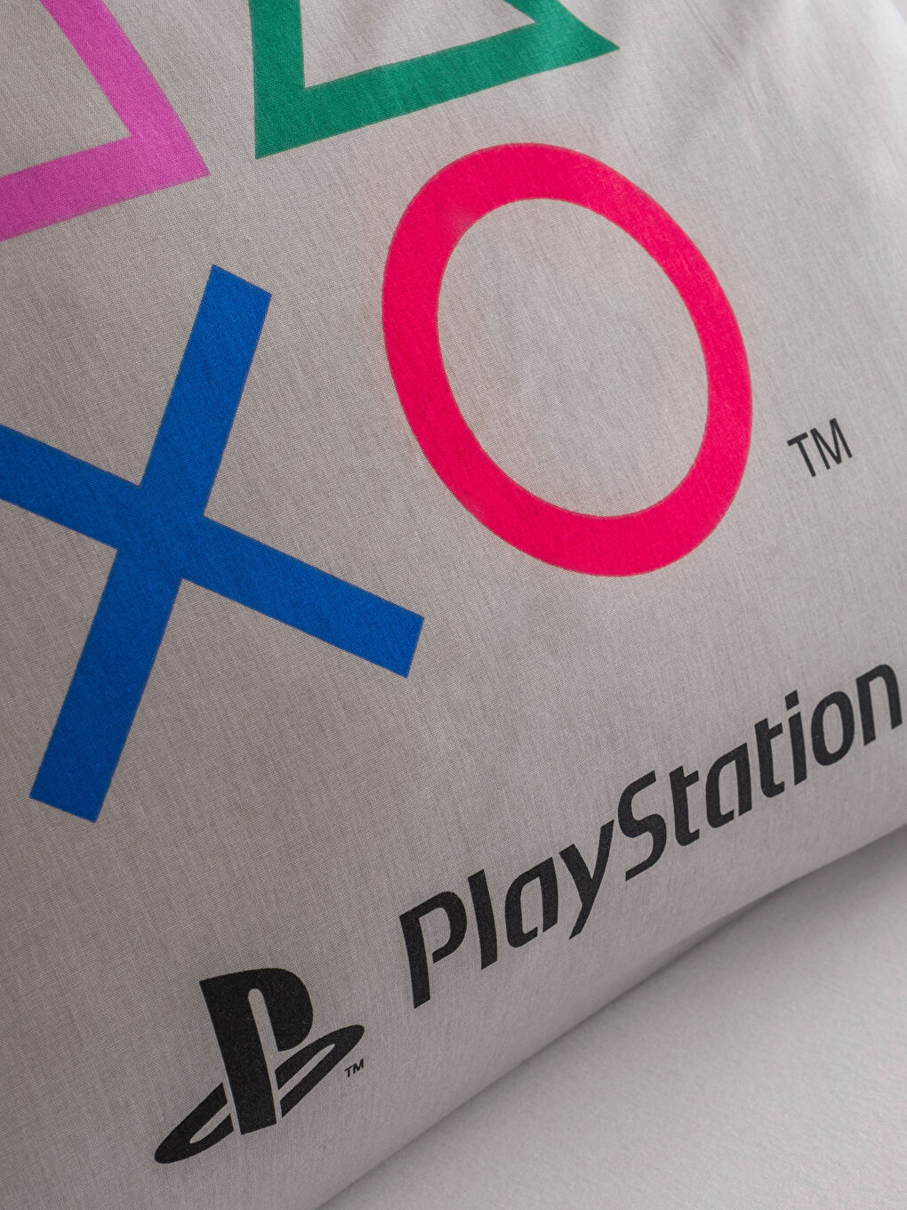 Siyah Baskılı Dokuma Yastık Kılıfı 2'li 50x70 cm-2