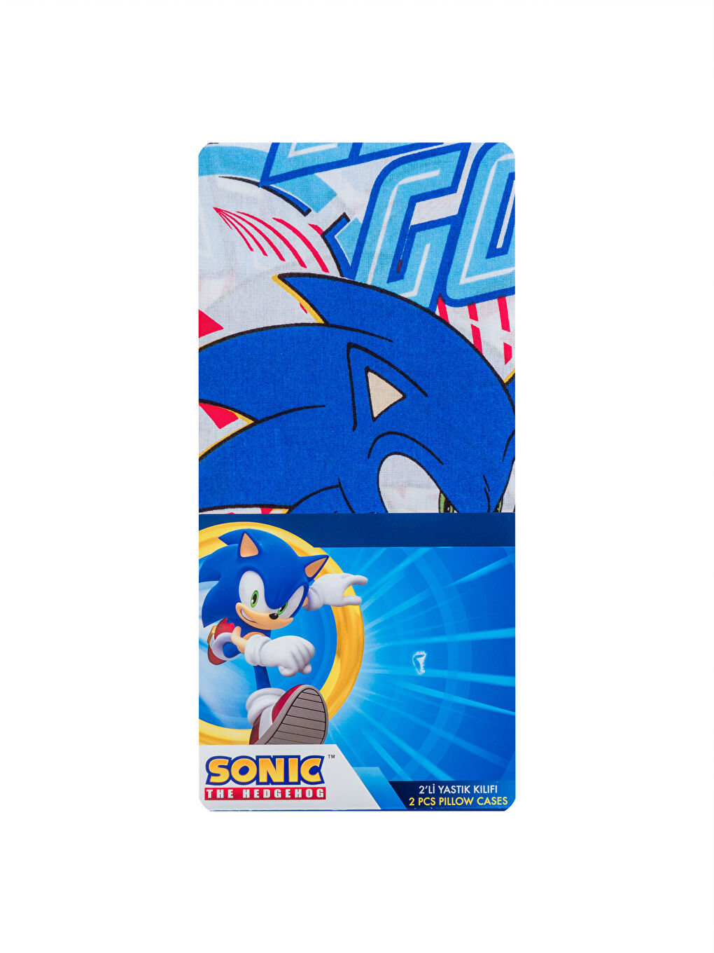 Karışık Sonic Baskılı Yastık Kılıfı 2'li 50x70 Cm	-3