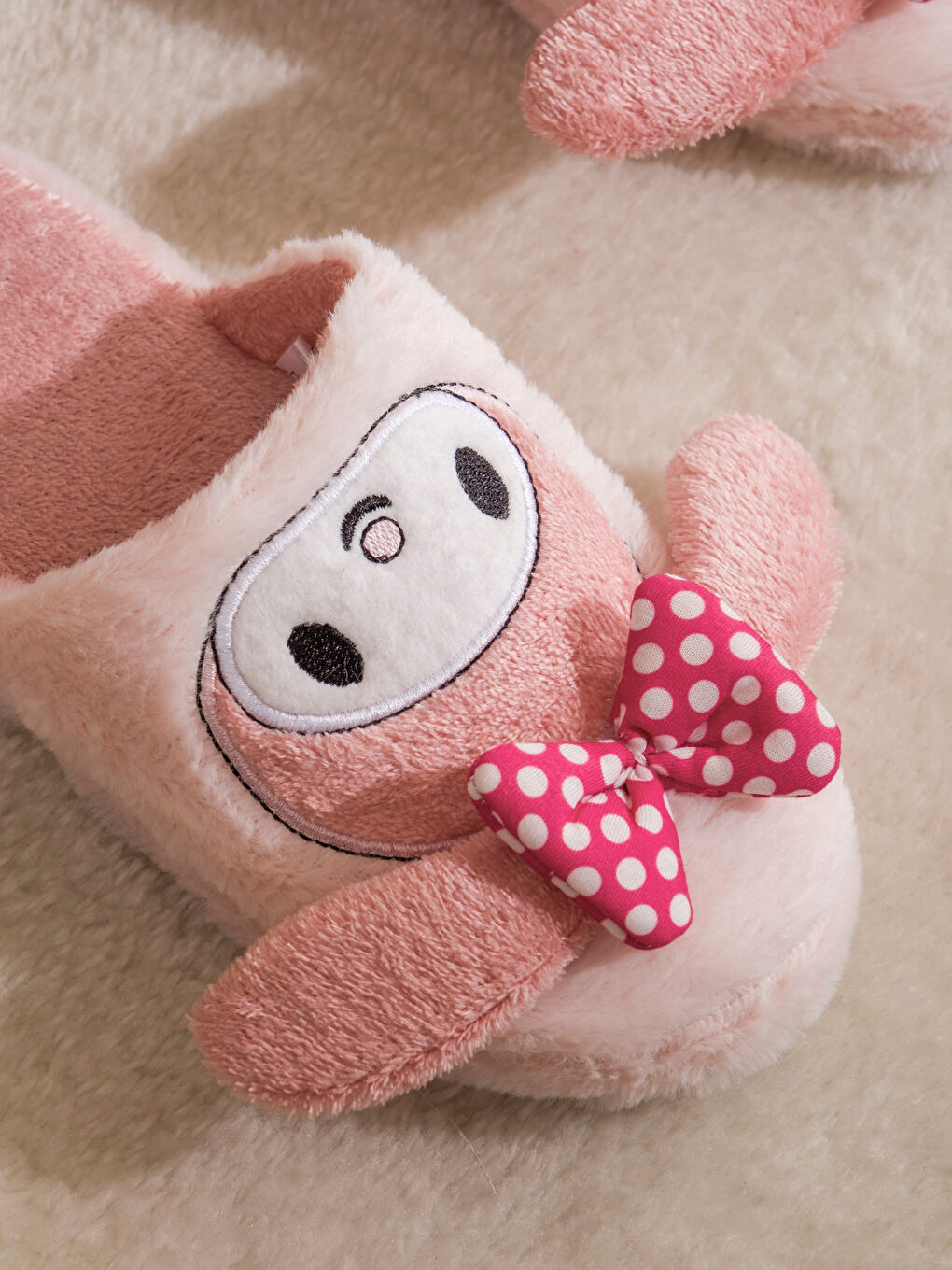 شبشب منزلي وردي امرأة-2