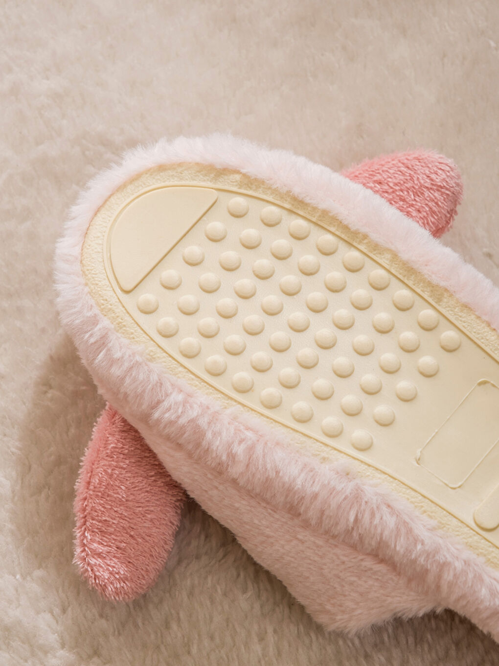 شبشب منزلي وردي امرأة-4