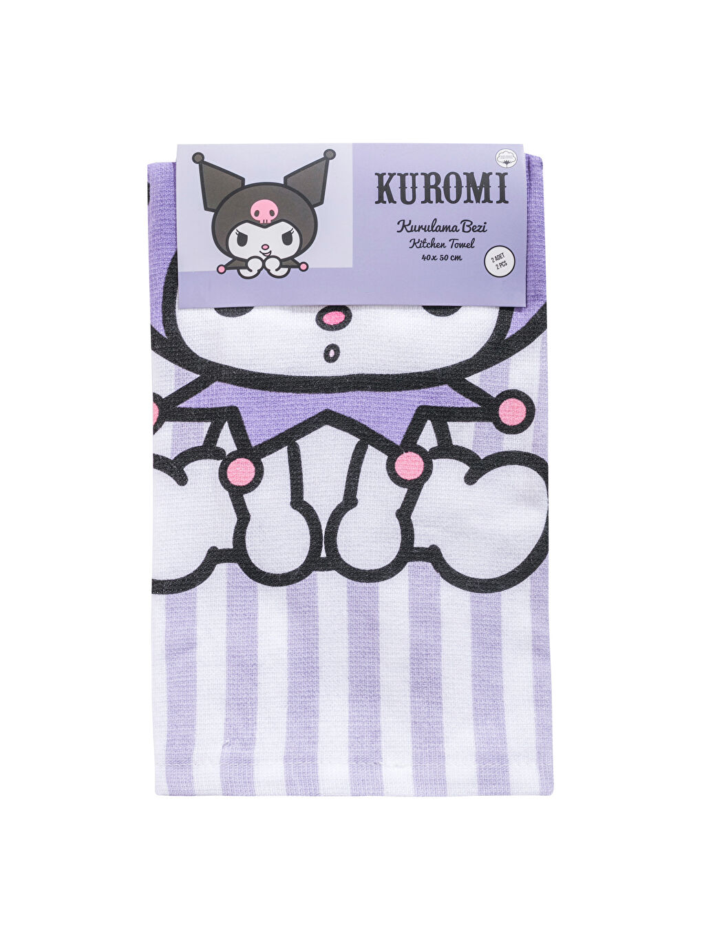 Kuromi Printed Tea Towel 40x50 cm-3