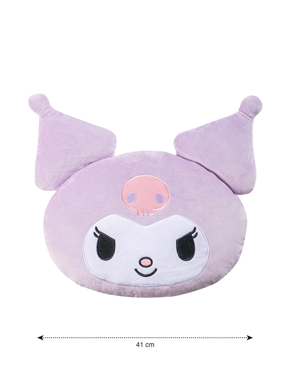 Mor Hello Kitty Figürlü Pelüş Bebek Kırlent -3