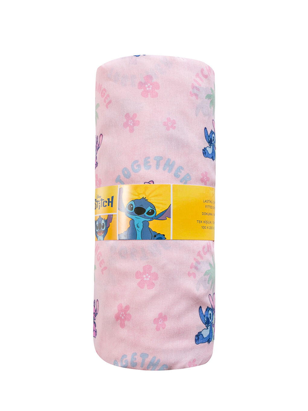 Lilo & Stitch Printed Single Bed Sheet-4