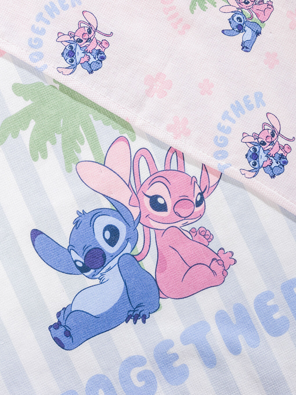 Karışık Lilo ve Stitch Baskılı Kurulama Bezi 2'li 40x50 cm-2