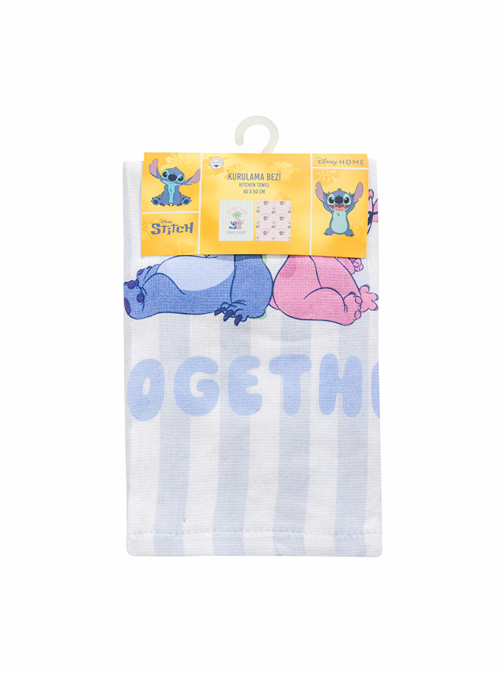 Karışık Lilo ve Stitch Baskılı Kurulama Bezi 2'li 40x50 cm-3