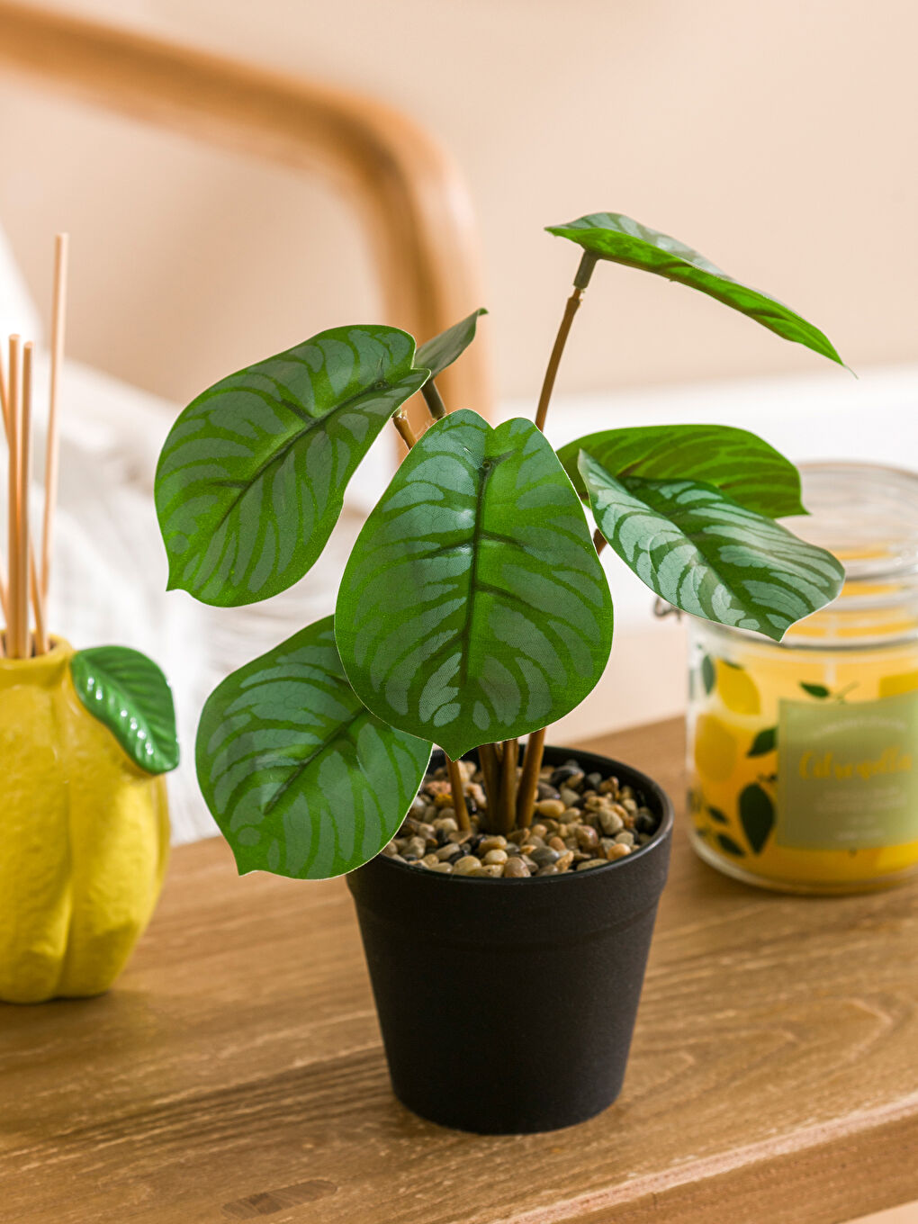 Karışık Saskılı Dekoratif Yapay Çiçek 23 cm