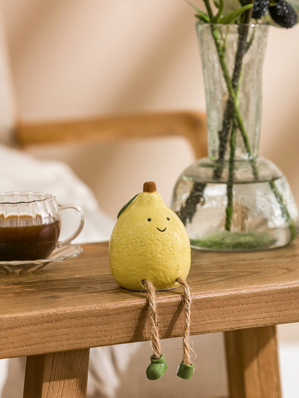 Karışık Ayva Figürlü Askılı Dekoratif Obje 15 cm