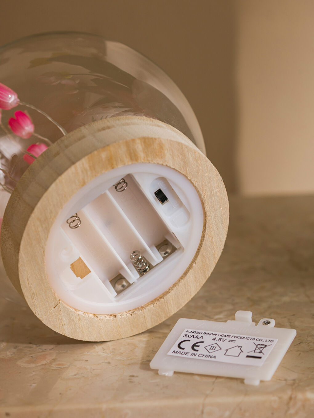 Karışık Dekoratif Led Fanus 12 cm-3