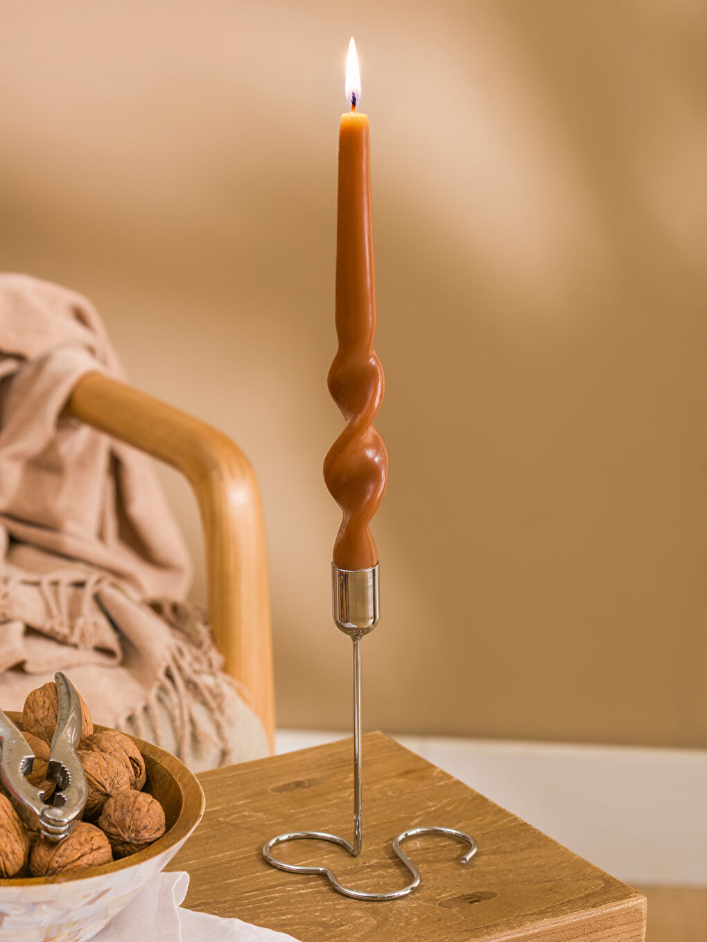 Suport de lumanare ALB