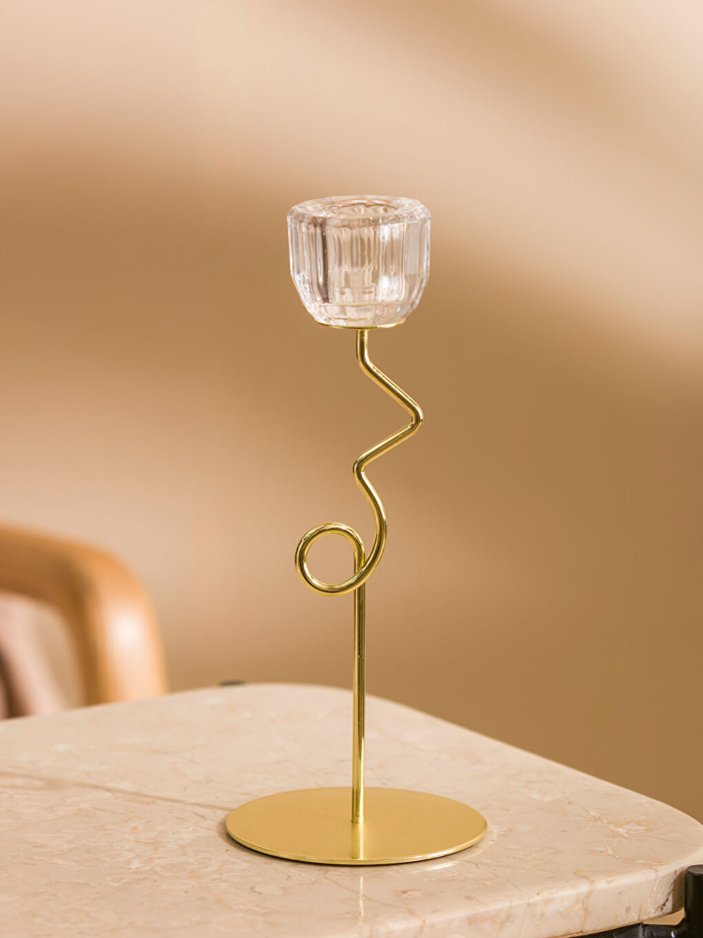 Metal Candle Holder Candlestick 20 cm-1