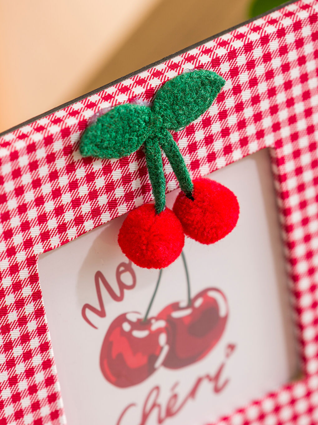 Karışık Kiraz Baskılı Fotoğraf Çerçevesi 17 cm-1