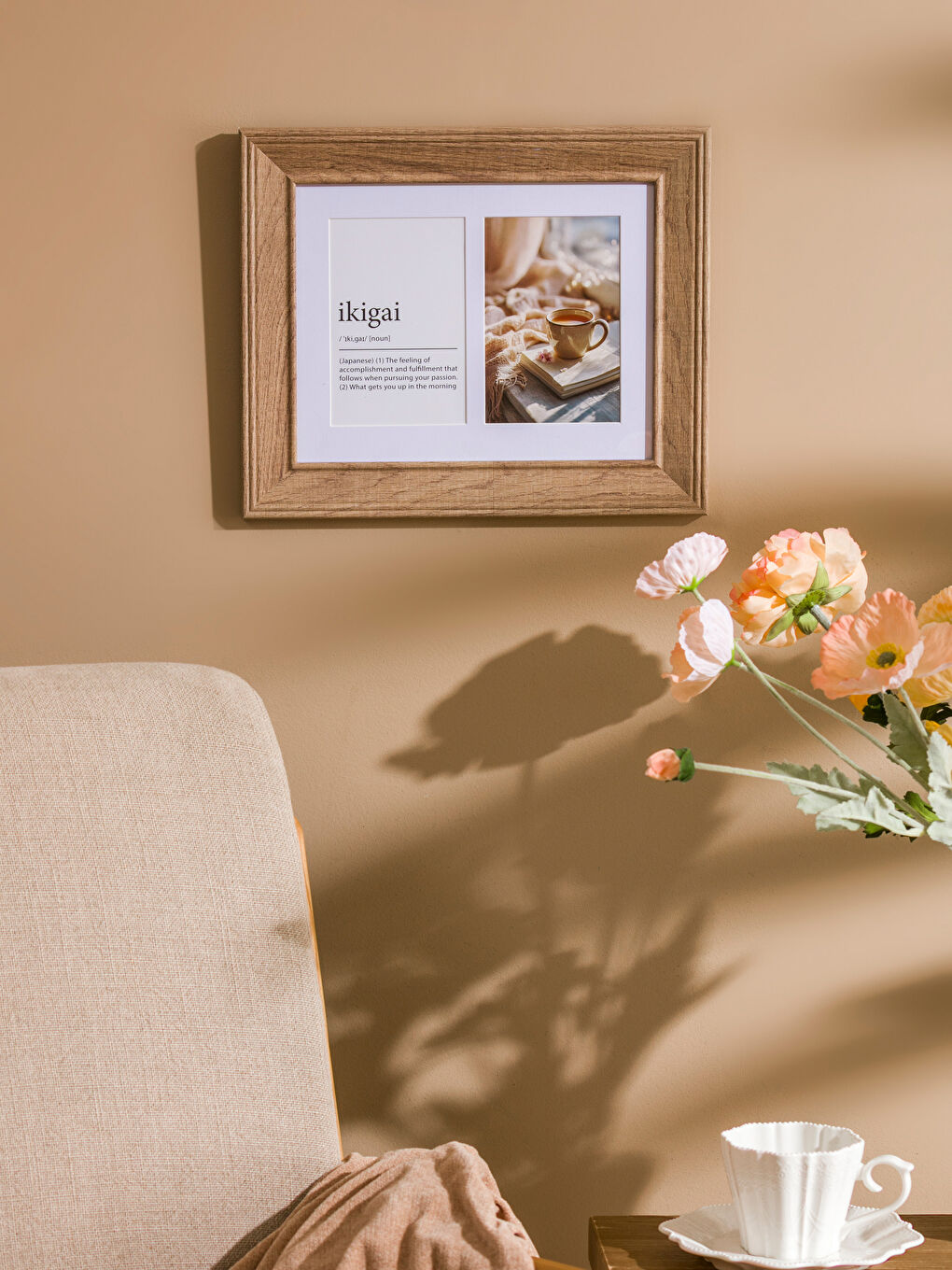 Karışık Ahşap Fotoğraf Çerçevesi 32 cm