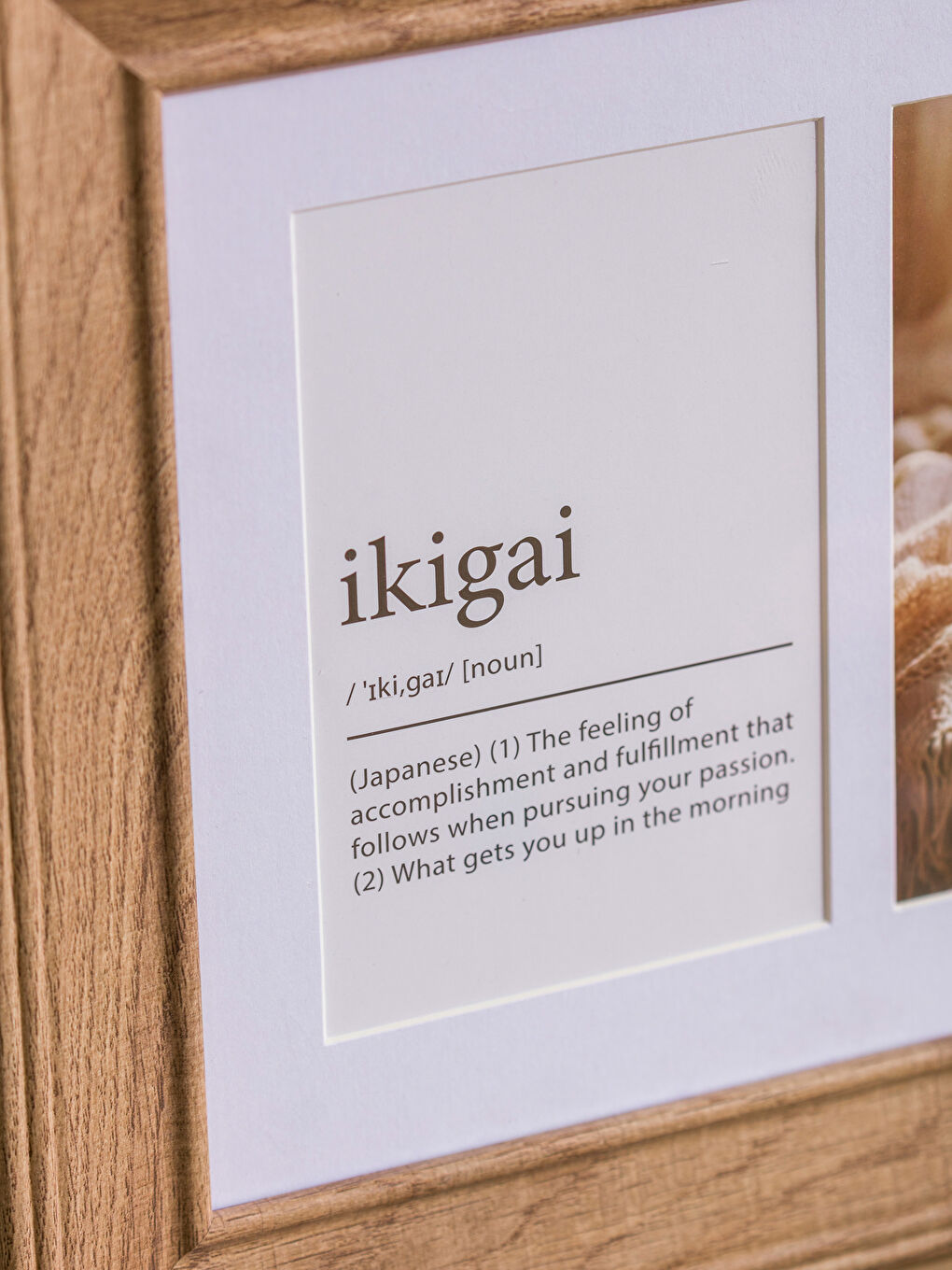 Karışık Ahşap Fotoğraf Çerçevesi 32 cm-1