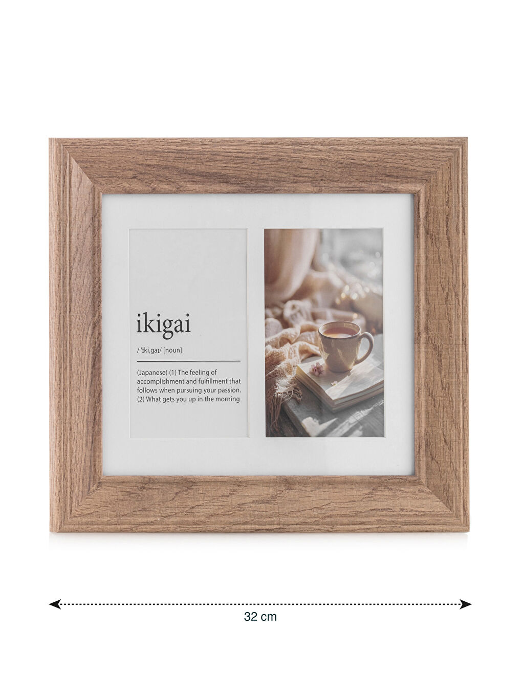 Karışık Ahşap Fotoğraf Çerçevesi 32 cm-3