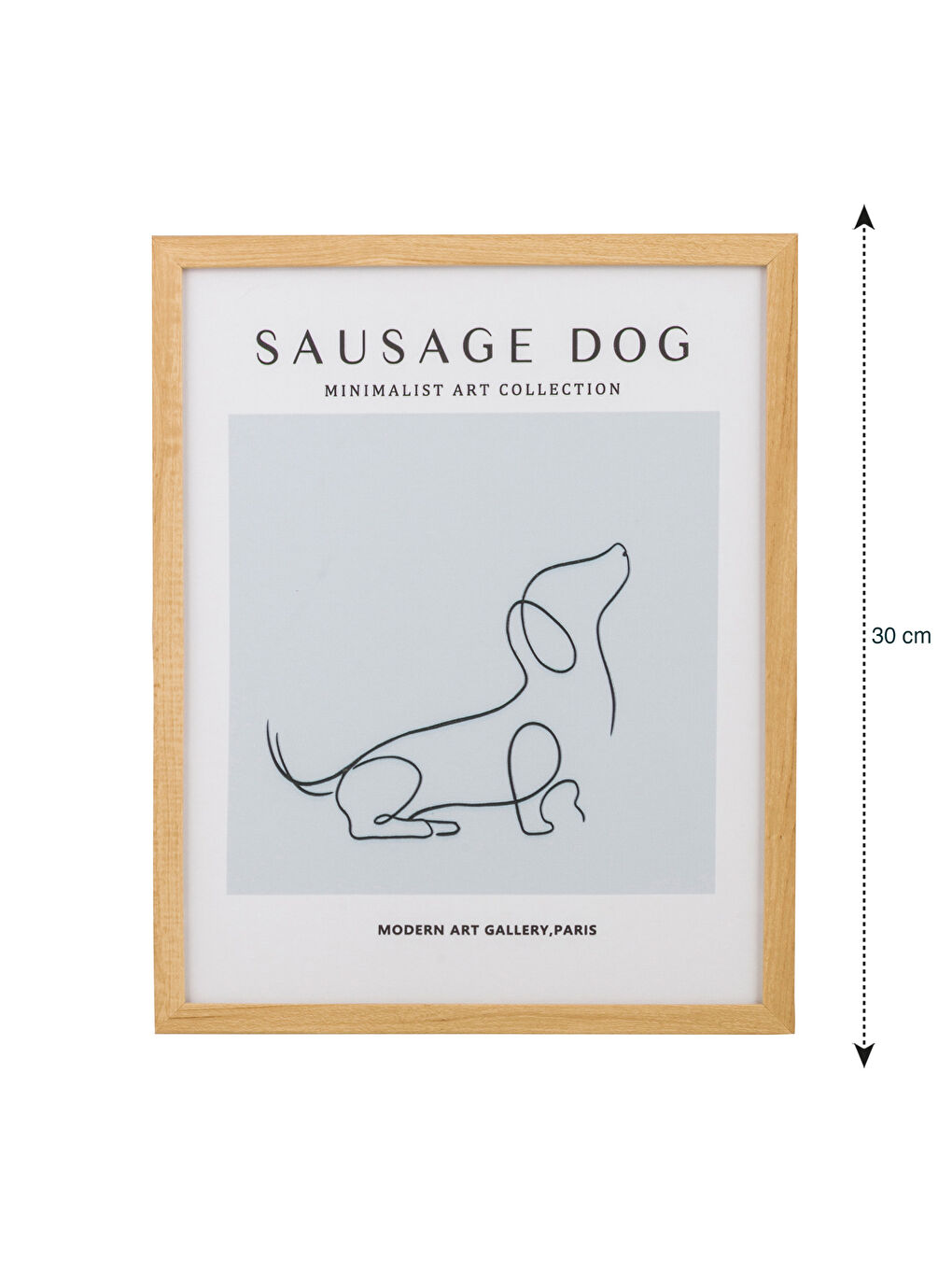 Karışık Ahşap Fotoğraf Çerçevesi 30 cm-3