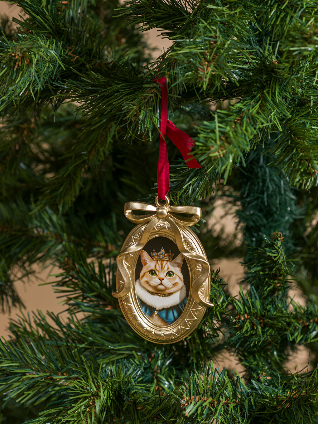 Karışık Kedi Figürlü Yılbaşı Ağaç Süsü 12 cm