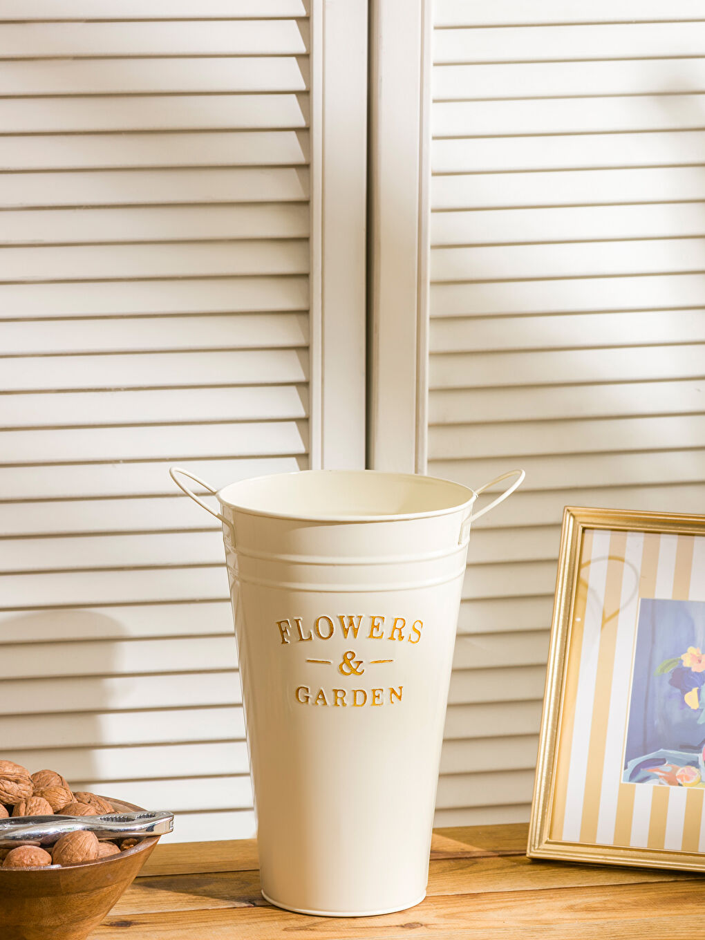 Karışık Metal Dekoratif Sepet 31 cm-1