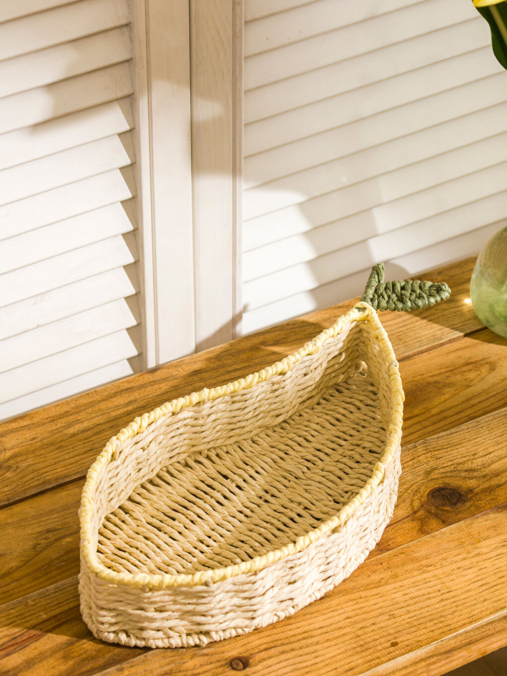 Dekorativna pletena korpa 40 cm-1