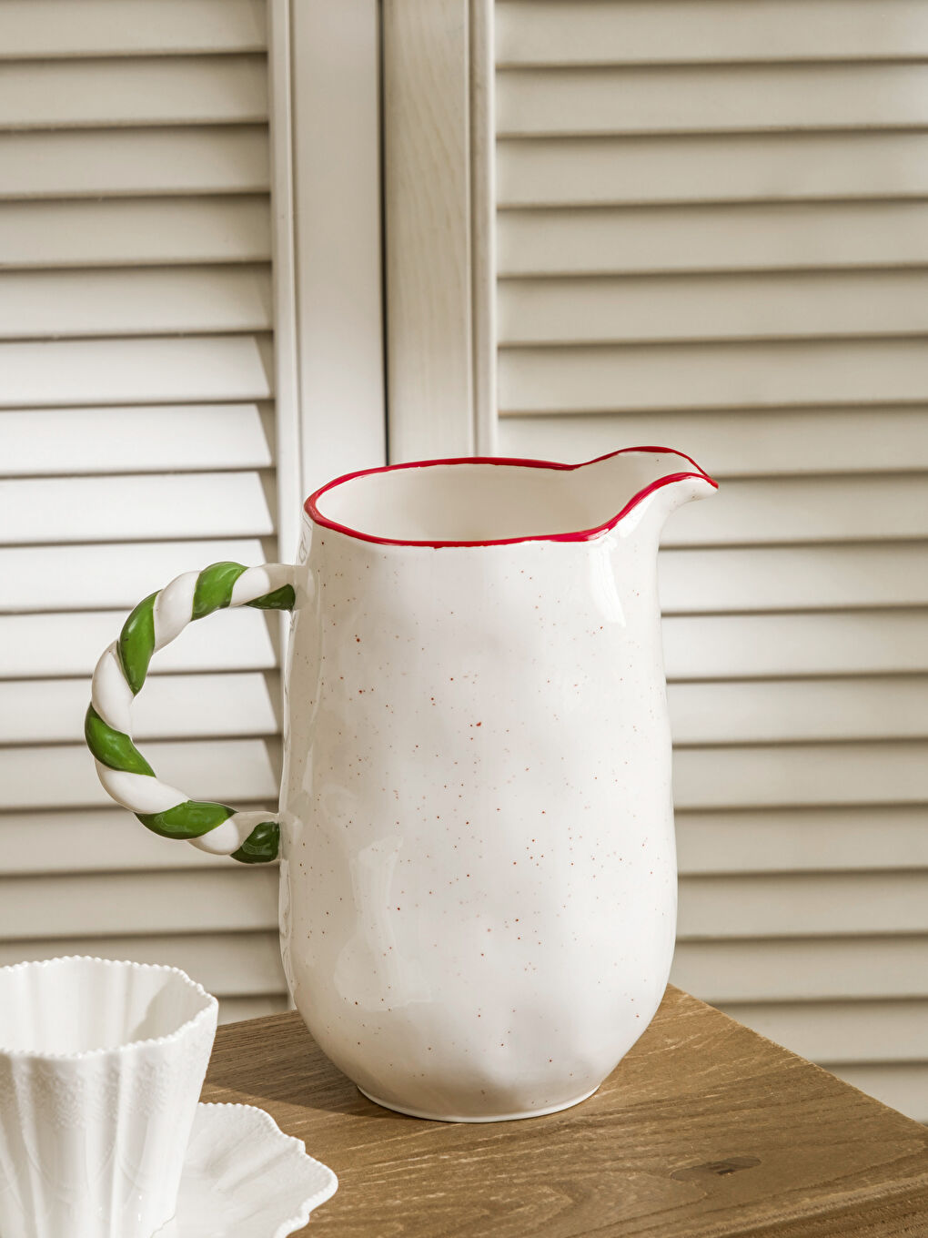 Karışık Domates Baskılı Seramik Vazo-2