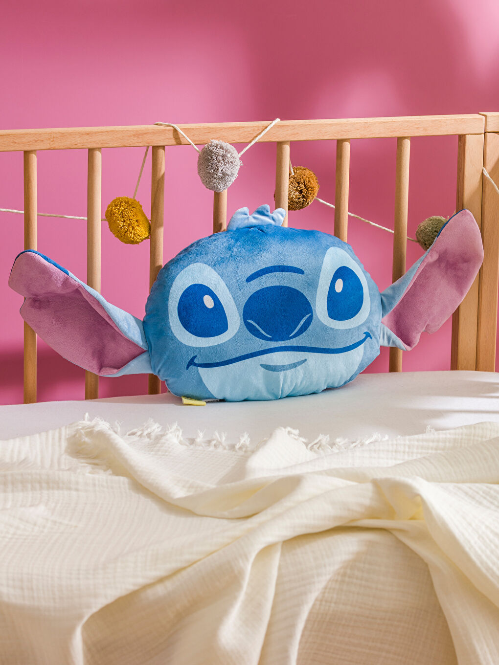 Karışık Stitch Figürlü Pelüş Bebek Kırlent 72 cm
