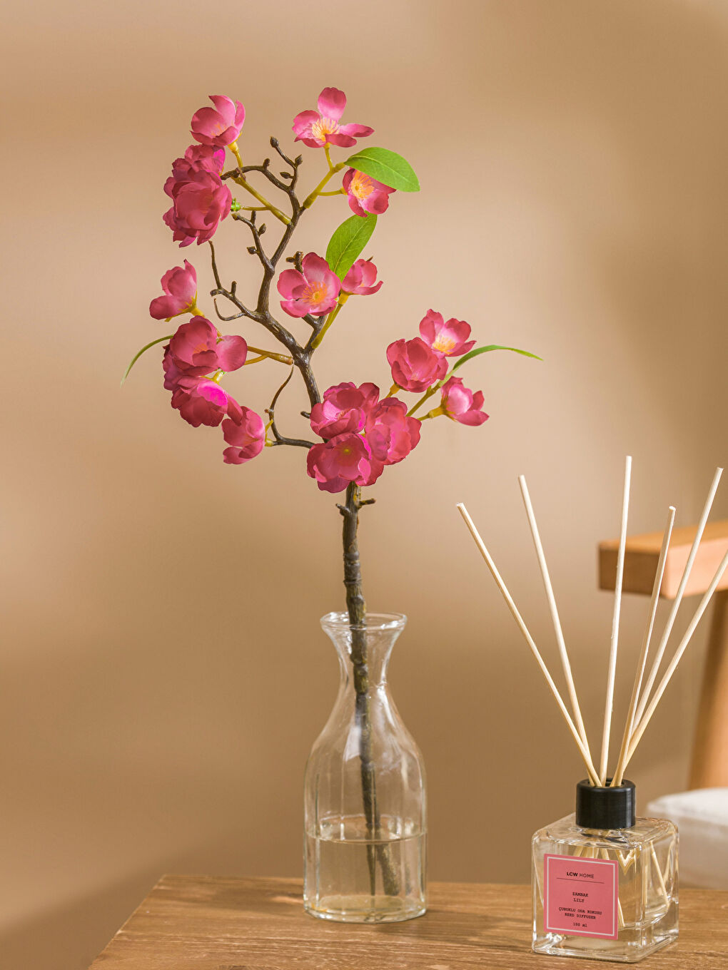 زهرة صناعية ديكورية 46 سم