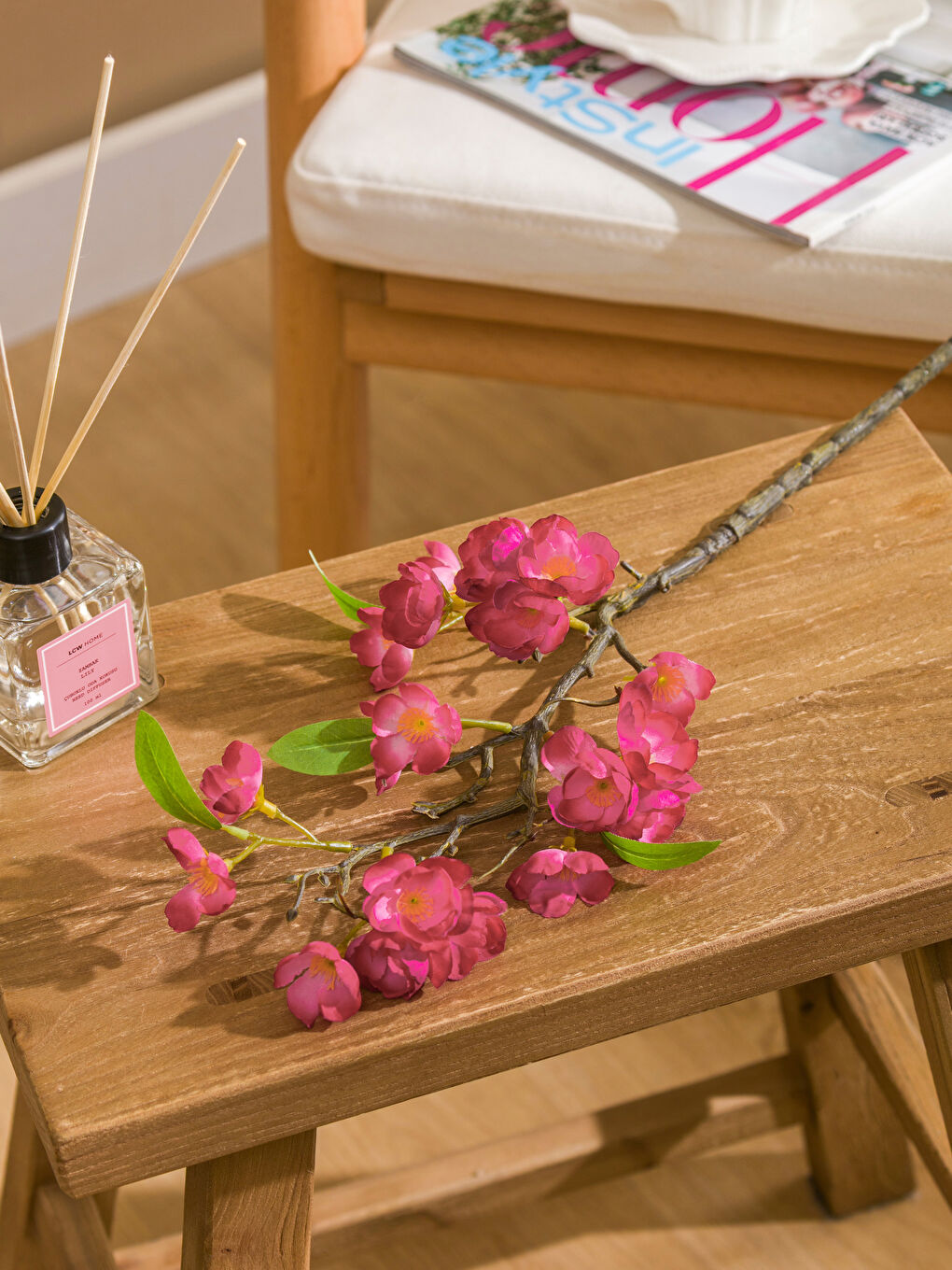 زهرة صناعية ديكورية 46 سم-1