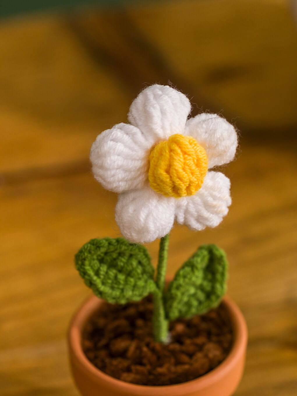 დეკორატიული ხელოვნური ყვავილი 14 სმ-1