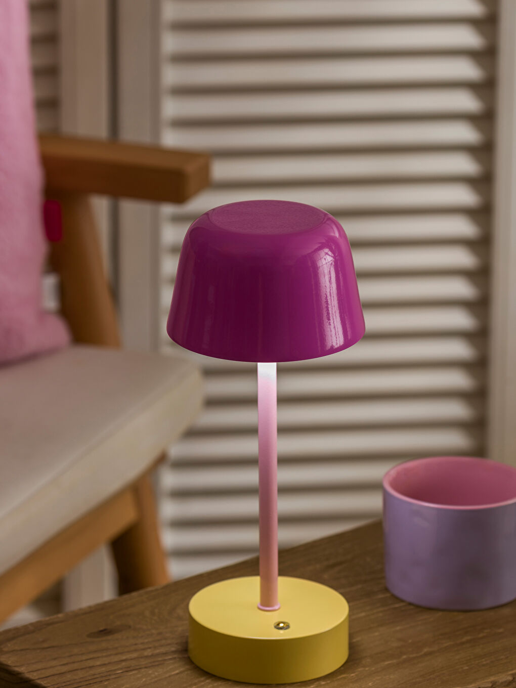 Sarı Dekoratif Masaüstü Led Lamba-1