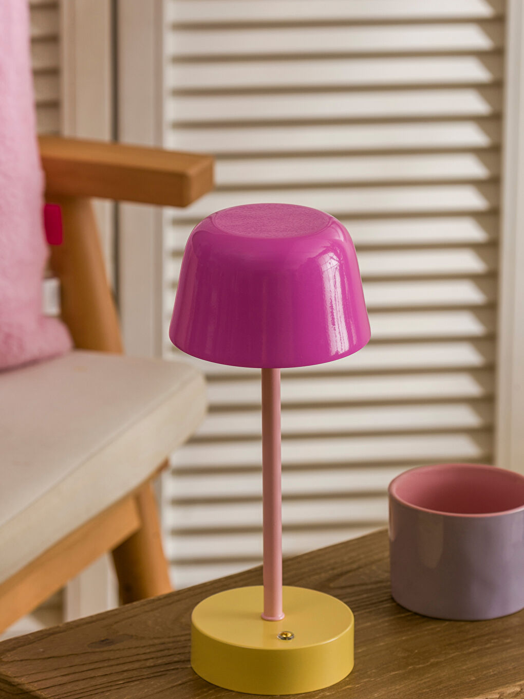 Sarı Dekoratif Masaüstü Led Lamba-3