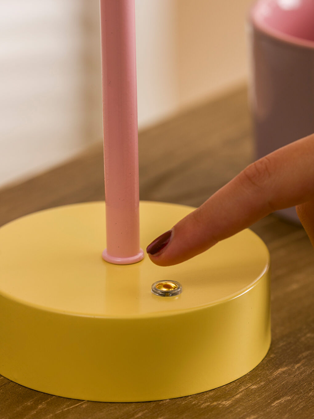 Sarı Dekoratif Masaüstü Led Lamba-4