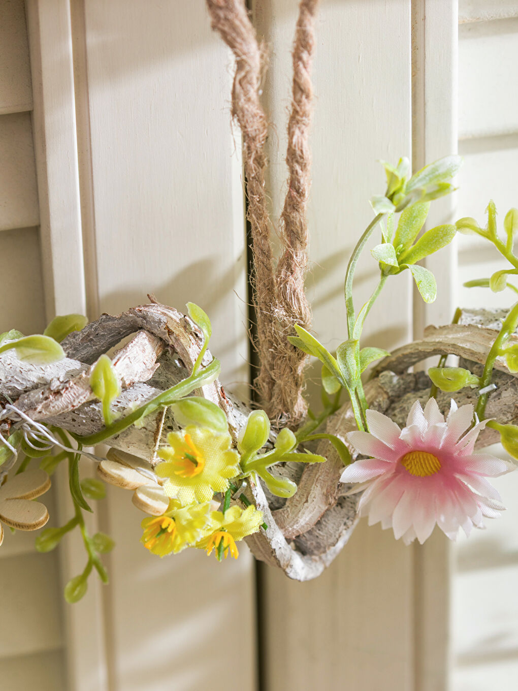 Karışık Çiçek Kapı Süsü 25 cm-2