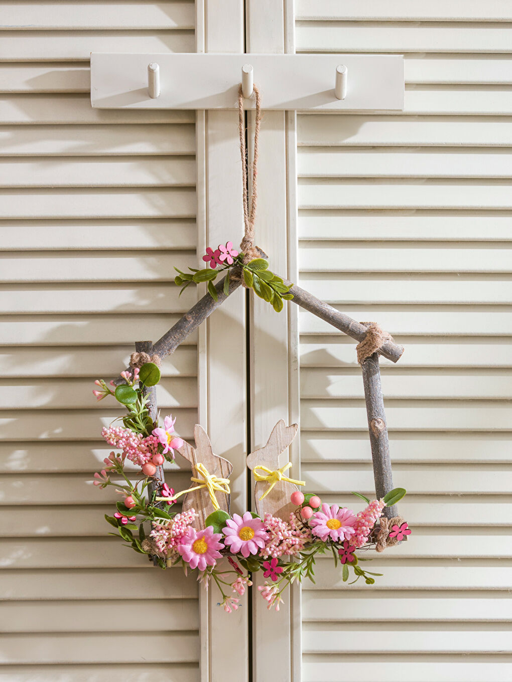 Цветочный фигурный декоративный орнамент для двери 28 см