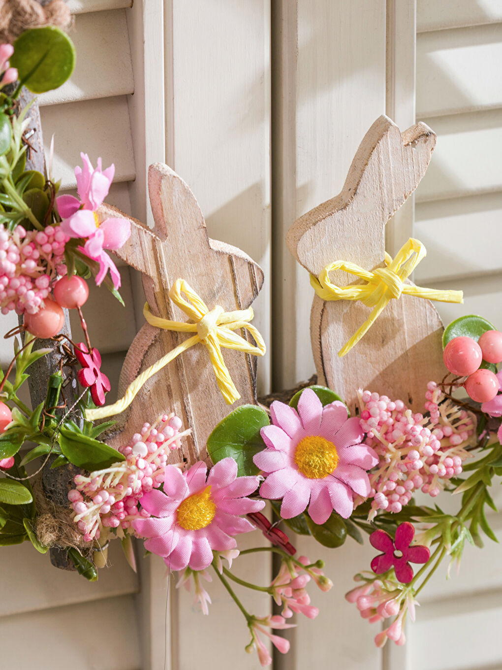 Цветочный фигурный декоративный орнамент для двери 28 см-1