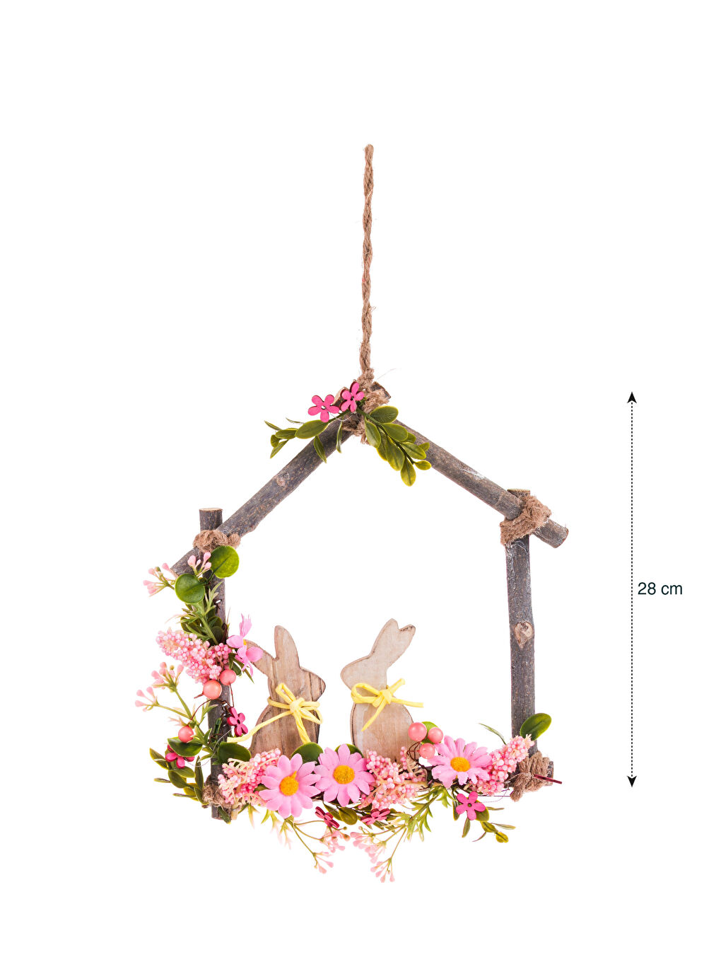 Цветочный фигурный декоративный орнамент для двери 28 см-3