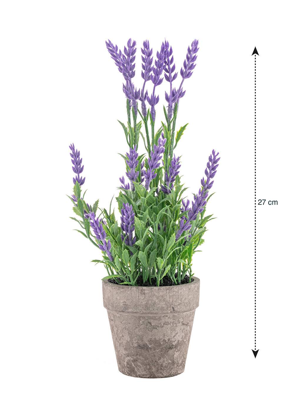 Karışık Dekoratif Saksılı Yapay Çiçek 27 cm-2