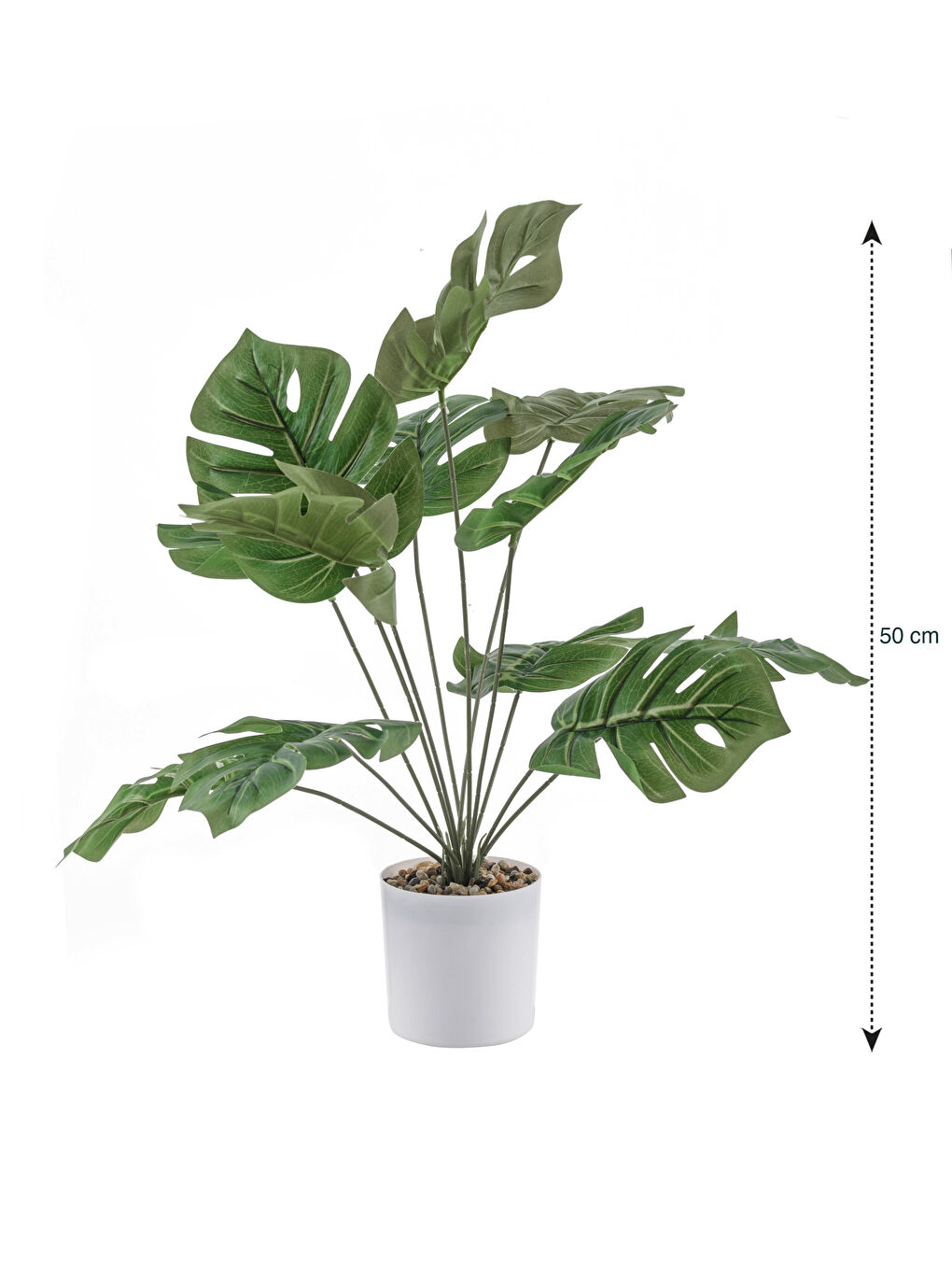 Декоративті жасанды гүл құмырада 50 см-3