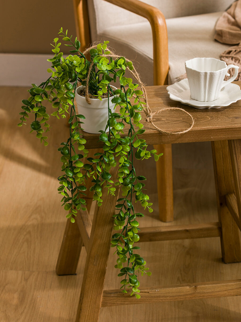 زهرة صناعية معلقة للديكور 75 سم-1