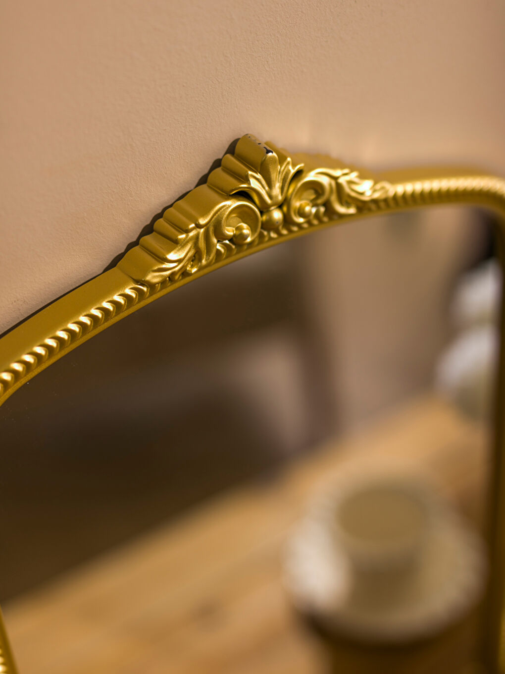 Renksiz Varaklı Dekoratif Ayna 50 cm-1