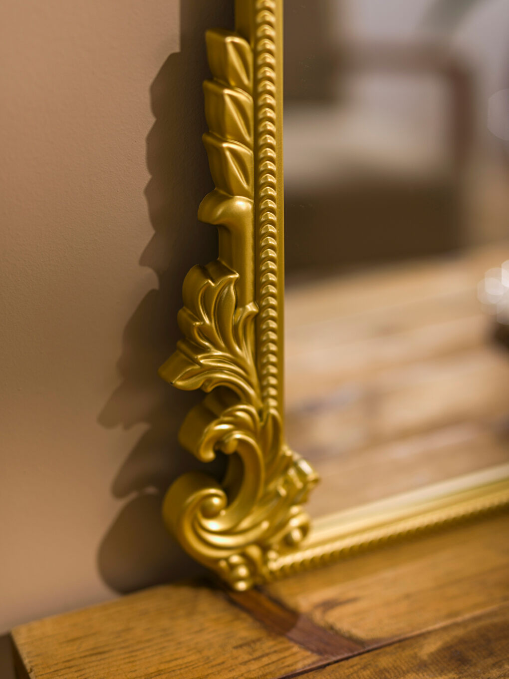 Renksiz Varaklı Dekoratif Ayna 50 cm-2