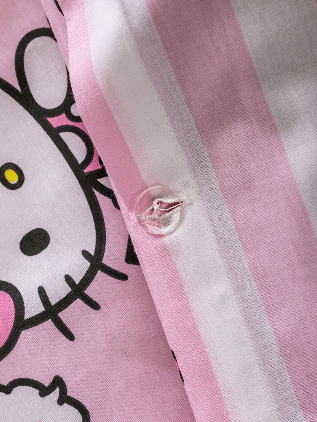 Pembe Hello Kitty Baskılı Kız Çocuk Nevresim Seti-5