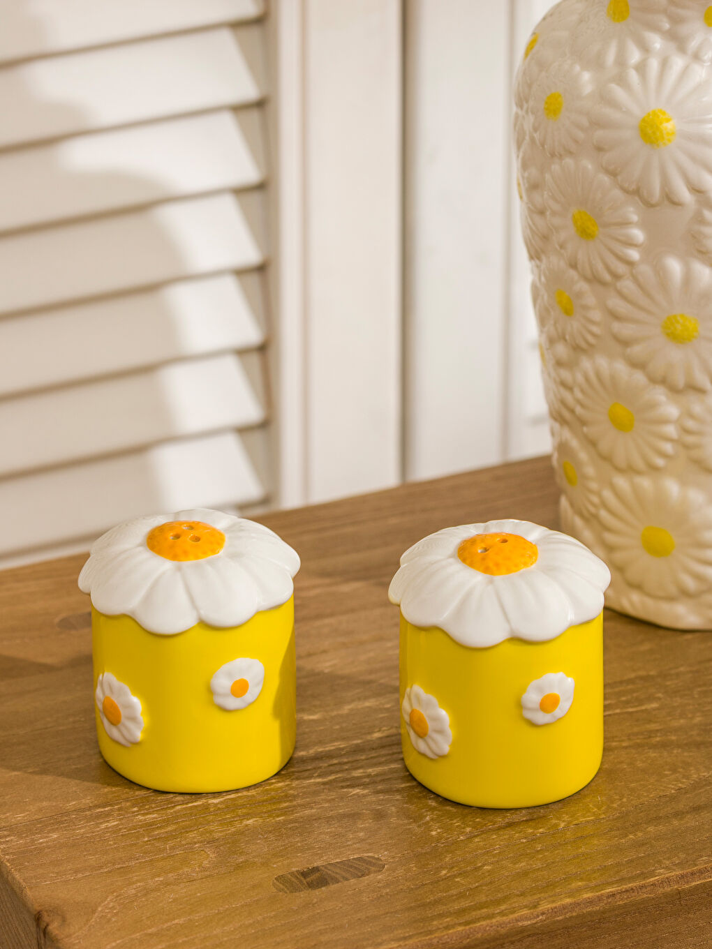 Керамические мельницы для соли и перца с цветочным узором