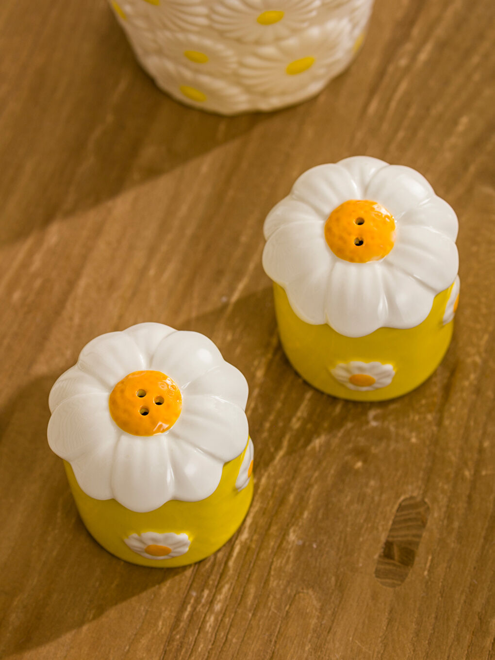 Керамические мельницы для соли и перца с цветочным узором-1