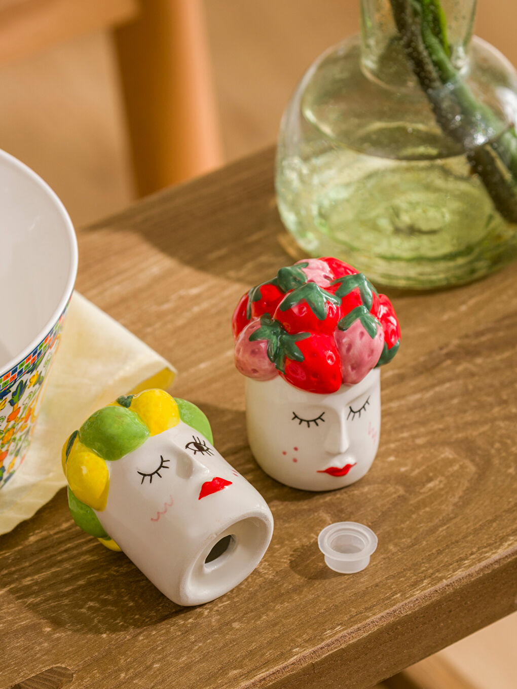 Керамический набор для соли и перца-2