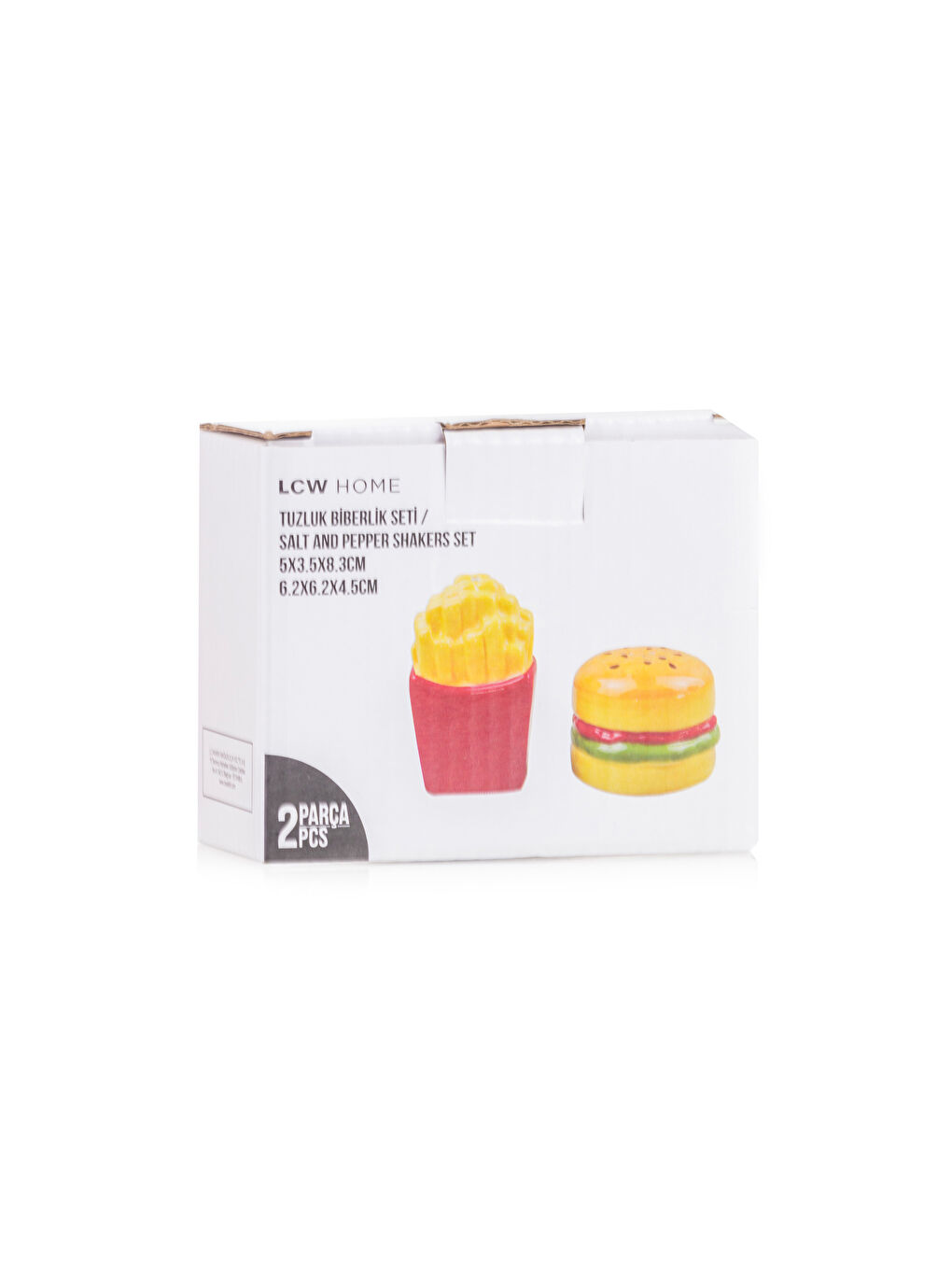 Hamburger and Fries Salt and Pepper Shakers-3