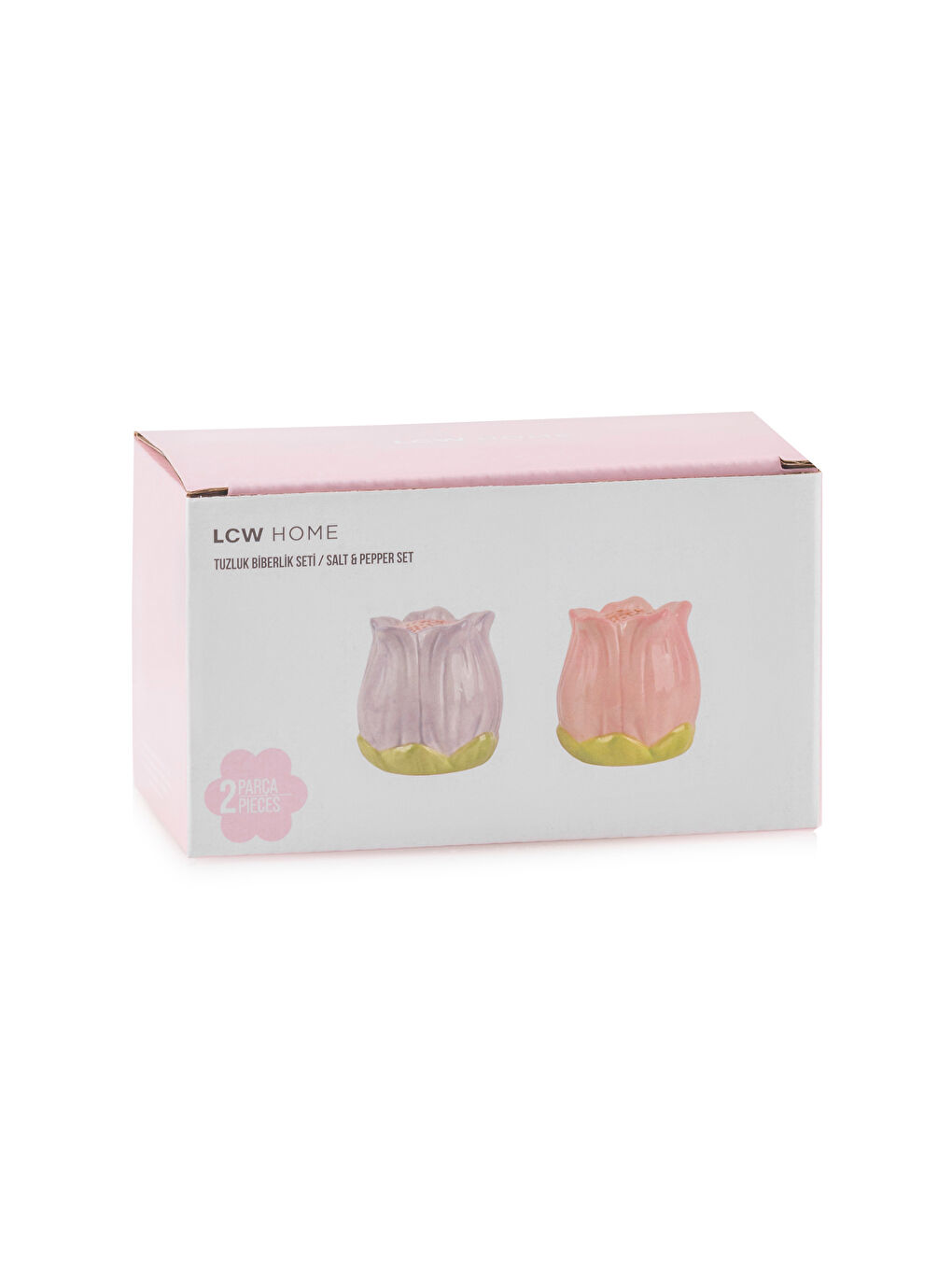 Keramički set za so i biber sa motivom lala-3